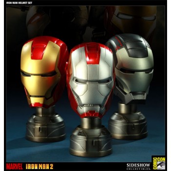 Iron Man Replicas 1/3 Helmets SDCC 2011 Exclusive Version Set 16 cm